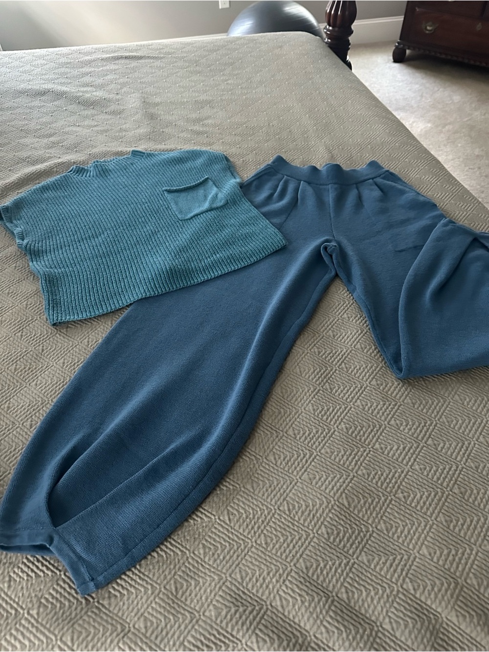 Free People Freya Short-Sleeve Sweater & Pants Set, XS